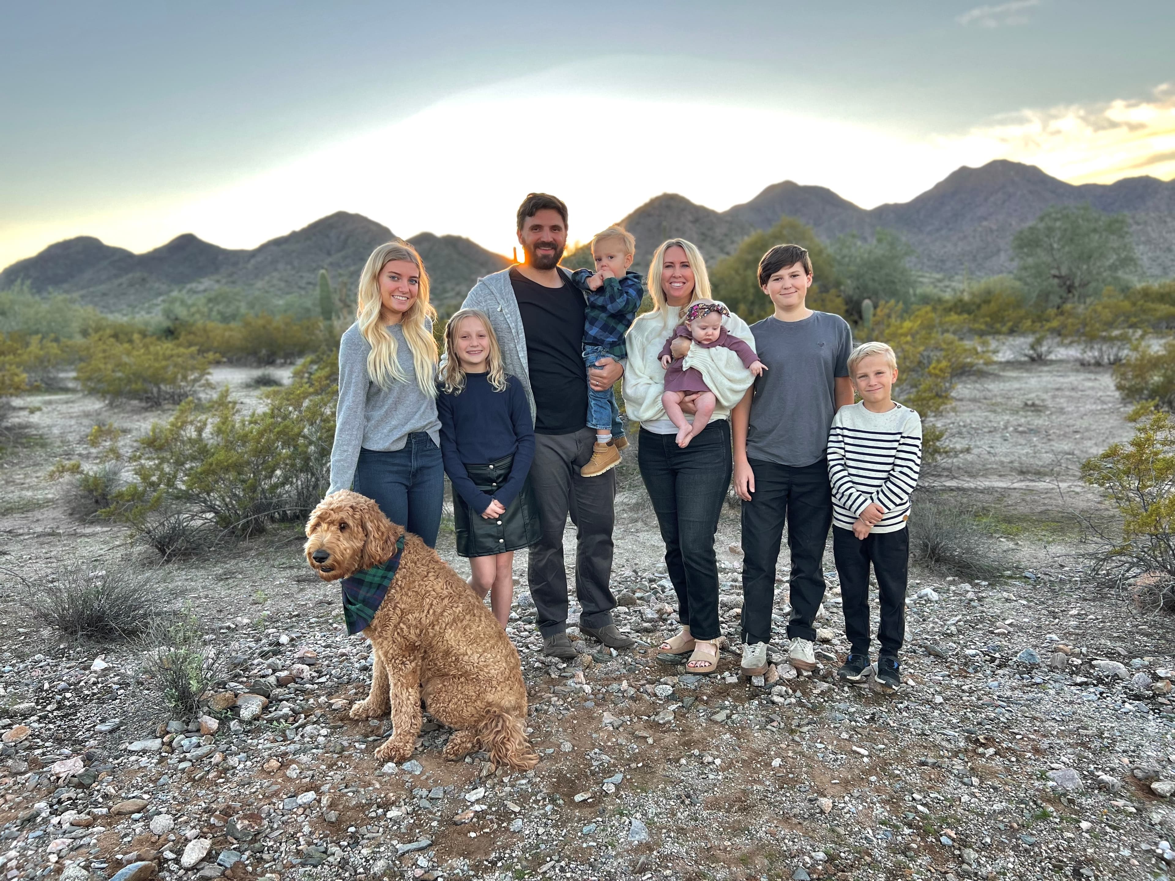 The Taylor family — owners of T's Turf Care